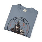 Potions & Plot Twists  Circle Badge T-Shirt