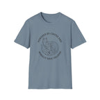 Powered By Coffee & Morally Gray Villains T-Shirt