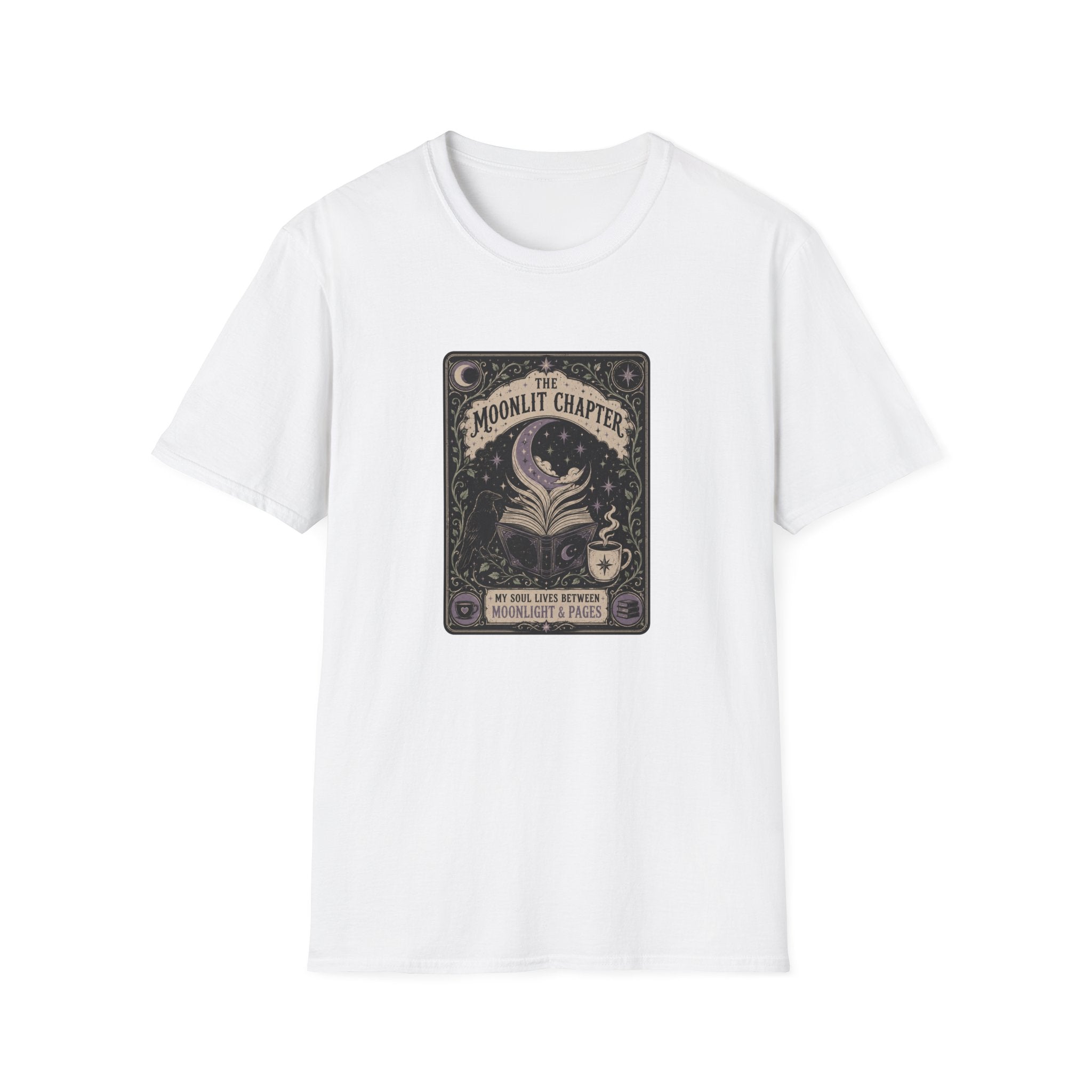 The Moonlit Chapter Tarot T-Shirt