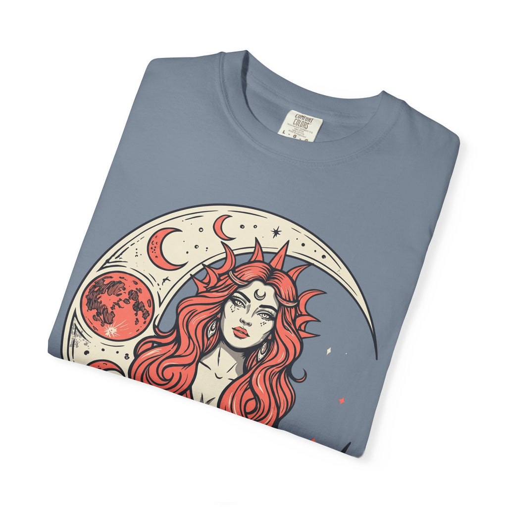 Moon Goddess Coral Graphic T-Shirt