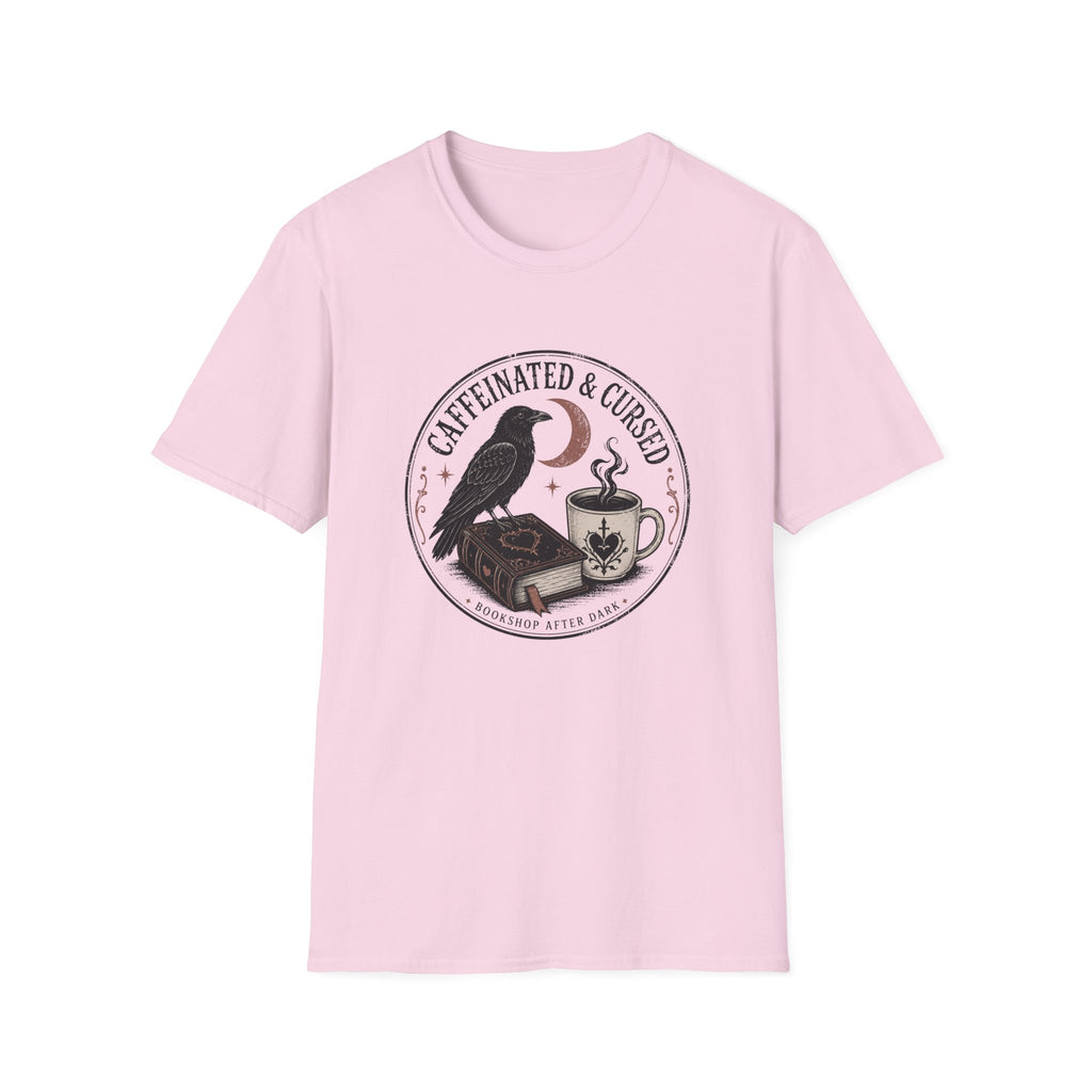 Caffeinated & Cursed Bookshop After Dark T-Shirt