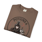 Potions & Plot Twists  Circle Badge T-Shirt