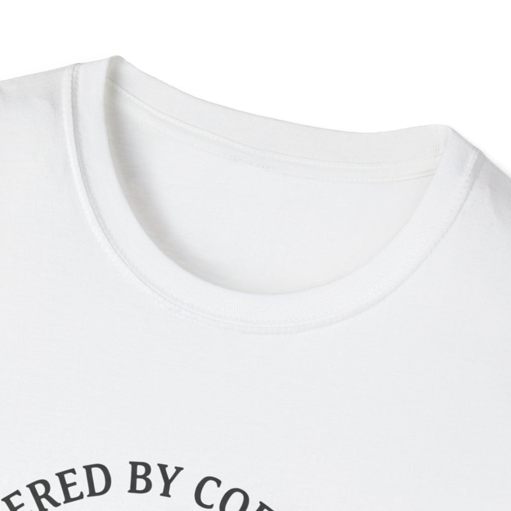 Powered By Coffee & Morally Gray Villains T-Shirt