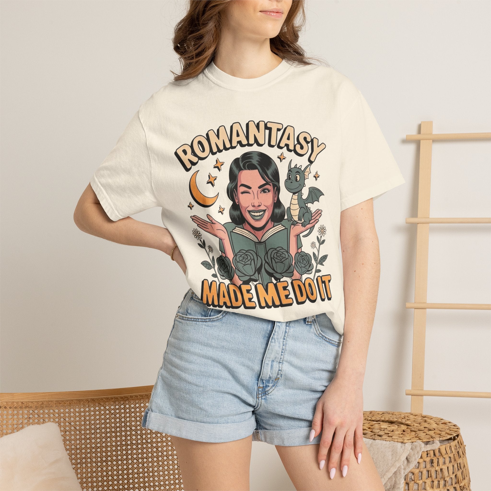 Dragon Romantasy Made Me Do It T-Shirt