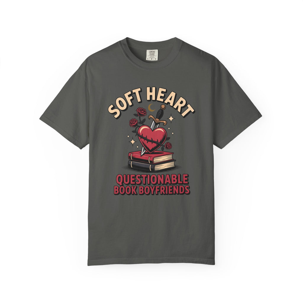 Soft Heart Questionable Book Boyfriends T-Shirt