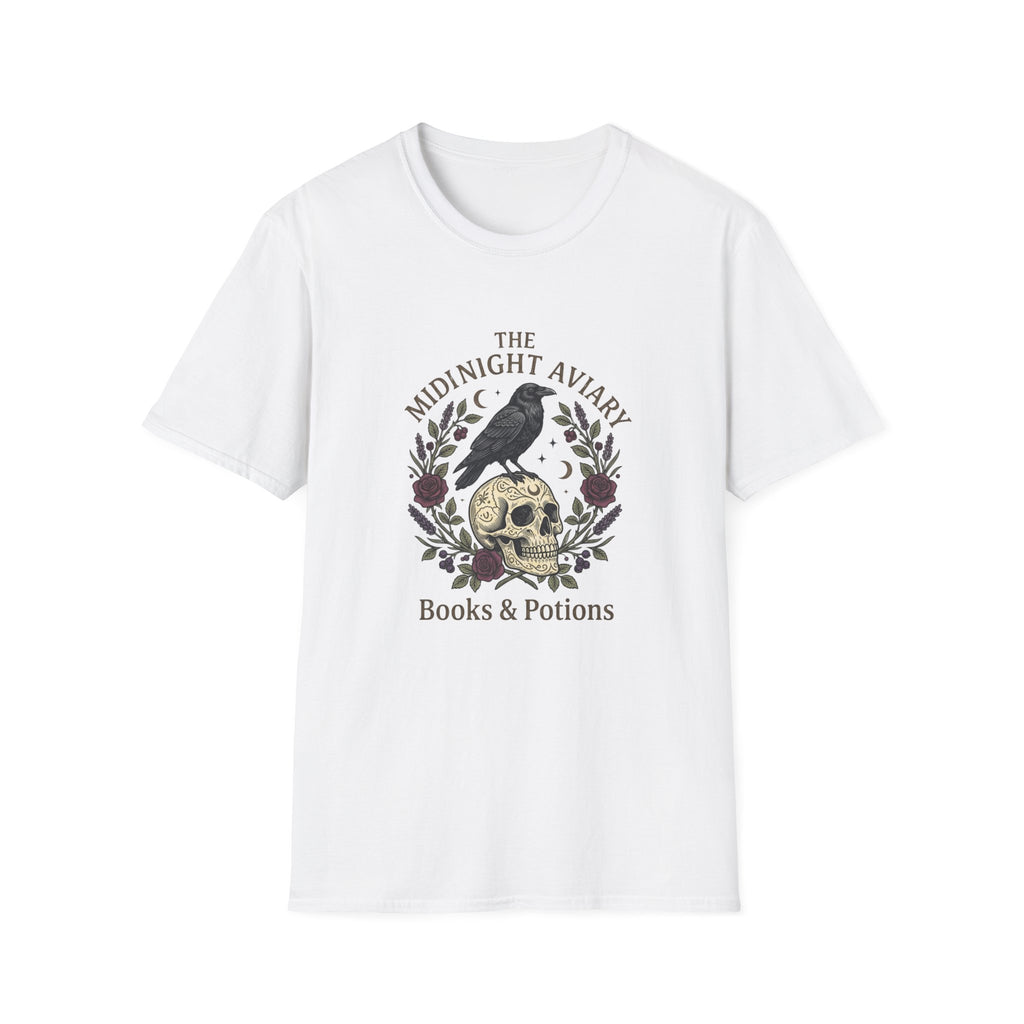 Midnight Aviary with Red Accents T-Shirt