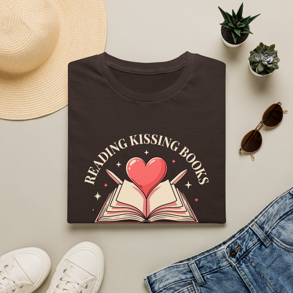 Reading Kissing Books With Swords T-Shirt