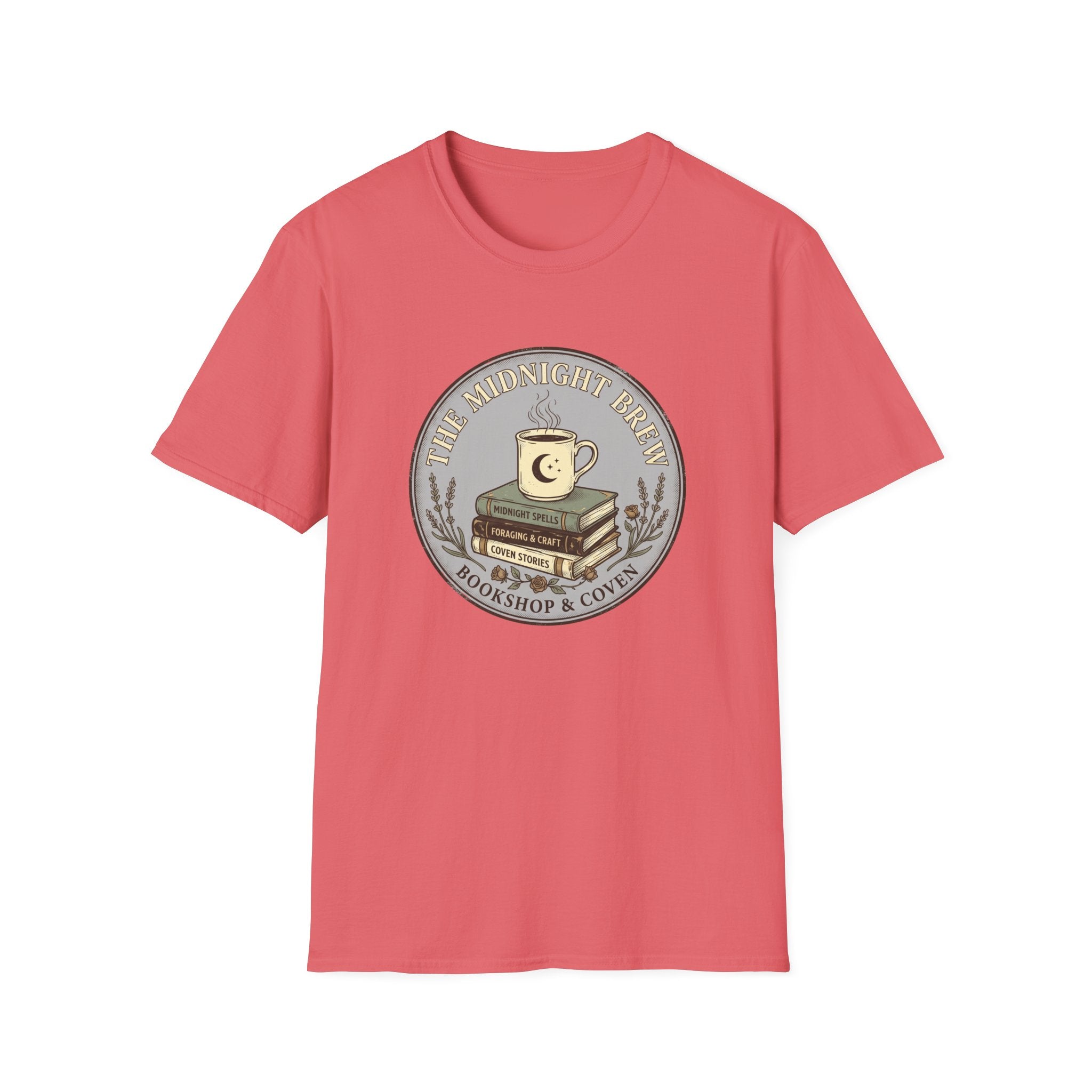Midnight Brew Bookshop Vintage T-Shirt