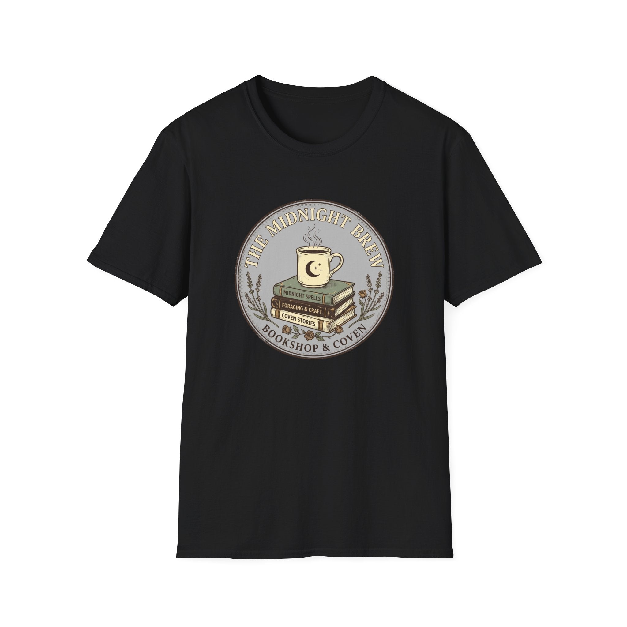 Midnight Brew Bookshop Vintage T-Shirt