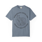 Powered By Coffee & Morally Gray Villains T-Shirt