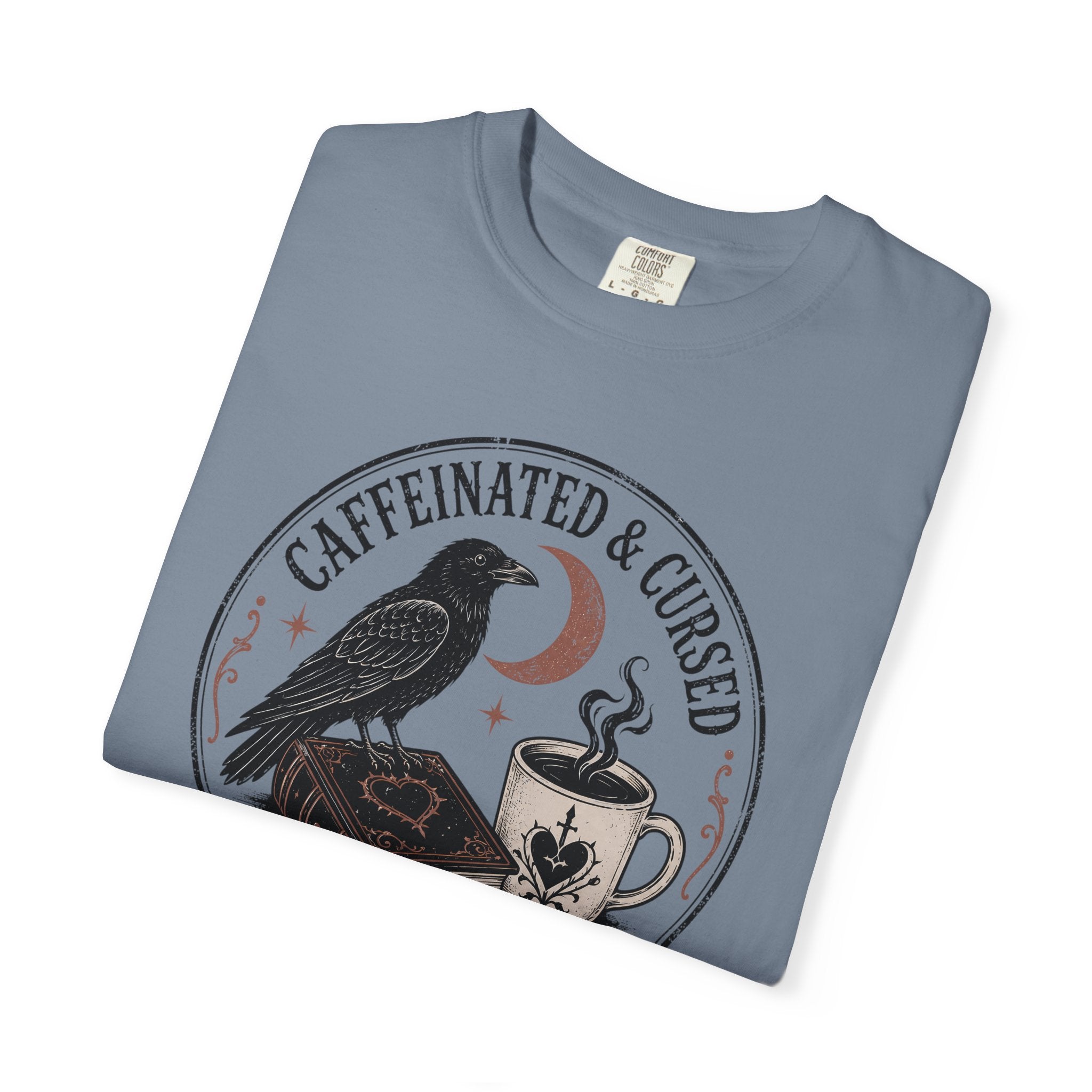 Caffeinated & Cursed Bookshop After Dark T-Shirt