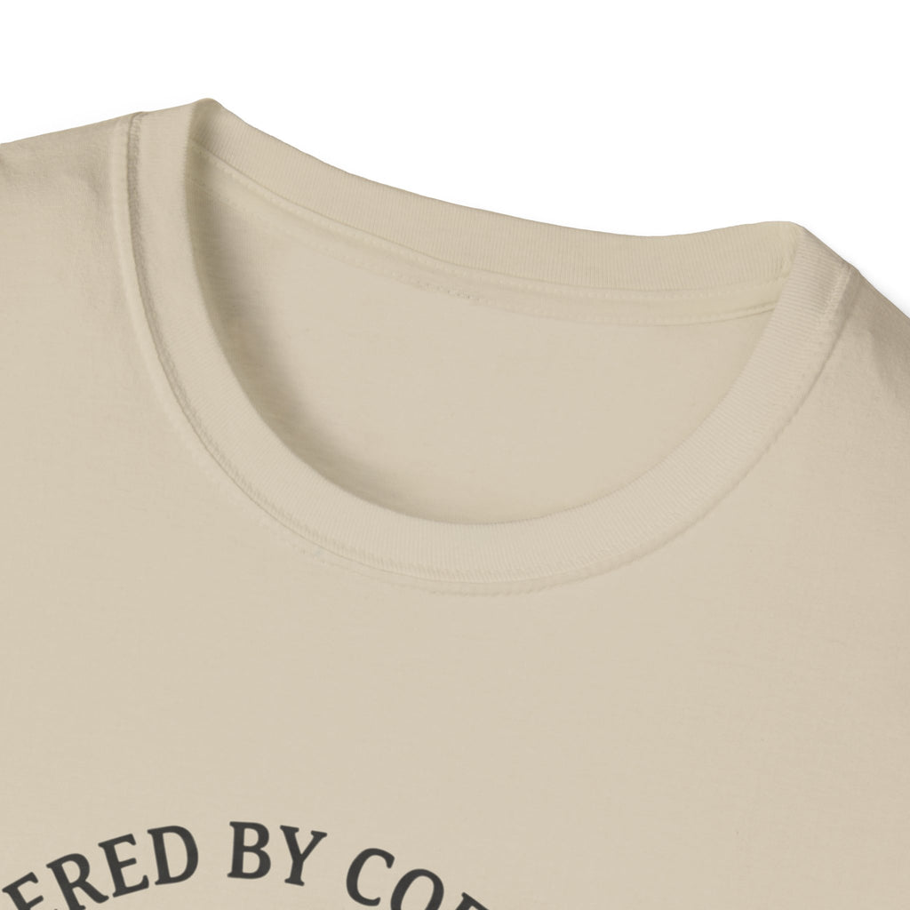 Powered By Coffee & Morally Gray Villains T-Shirt