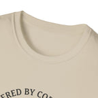 Powered By Coffee & Morally Gray Villains T-Shirt