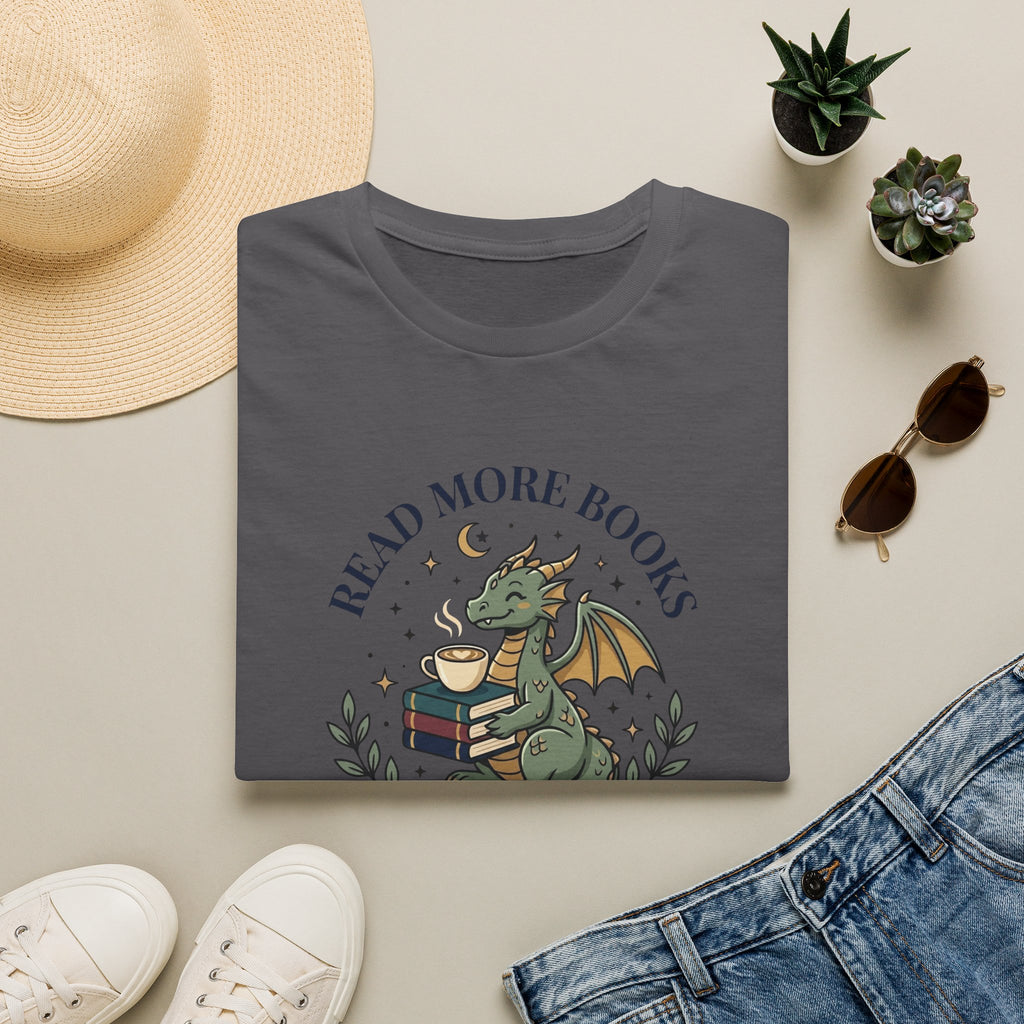 Read More Books Drink More Lattes T-Shirt