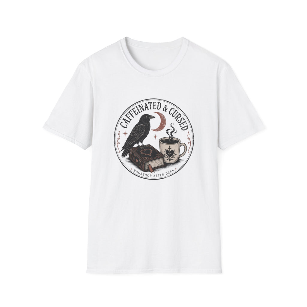 Caffeinated & Cursed Bookshop After Dark T-Shirt