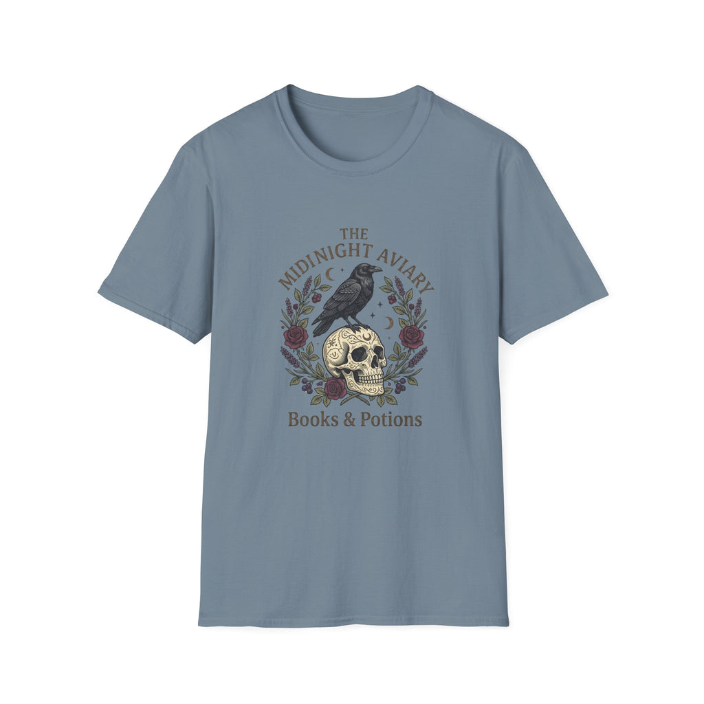 Midnight Aviary with Red Accents T-Shirt