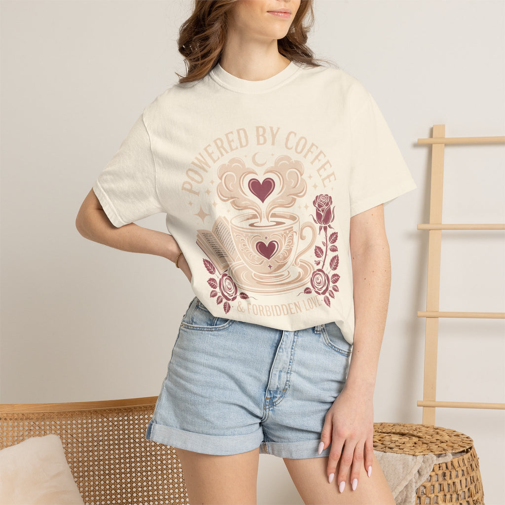 Powered By Coffee & Forbidden Love T-Shirt