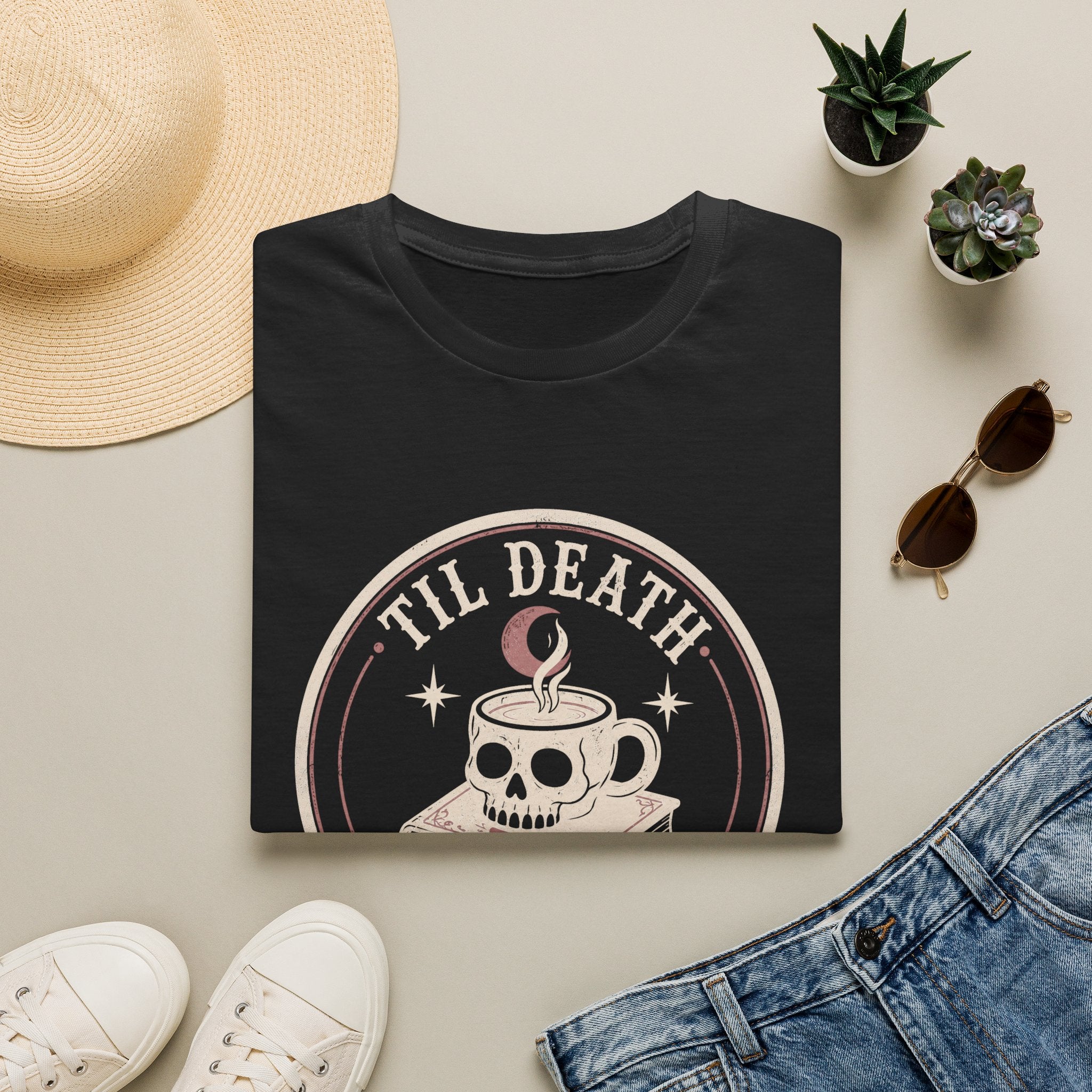 Til Death Do Us Read Circle Badge T-Shirt