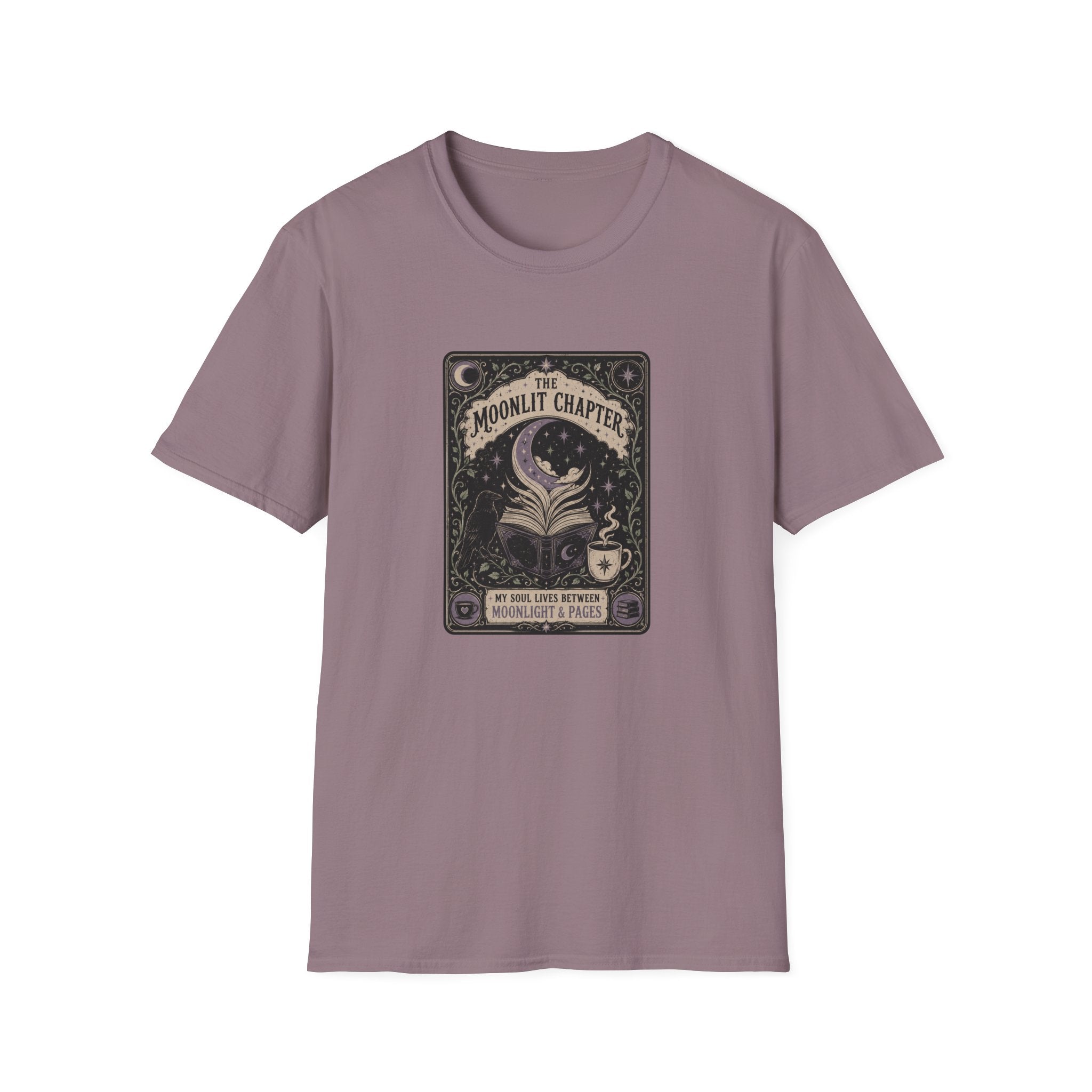 The Moonlit Chapter Tarot T-Shirt
