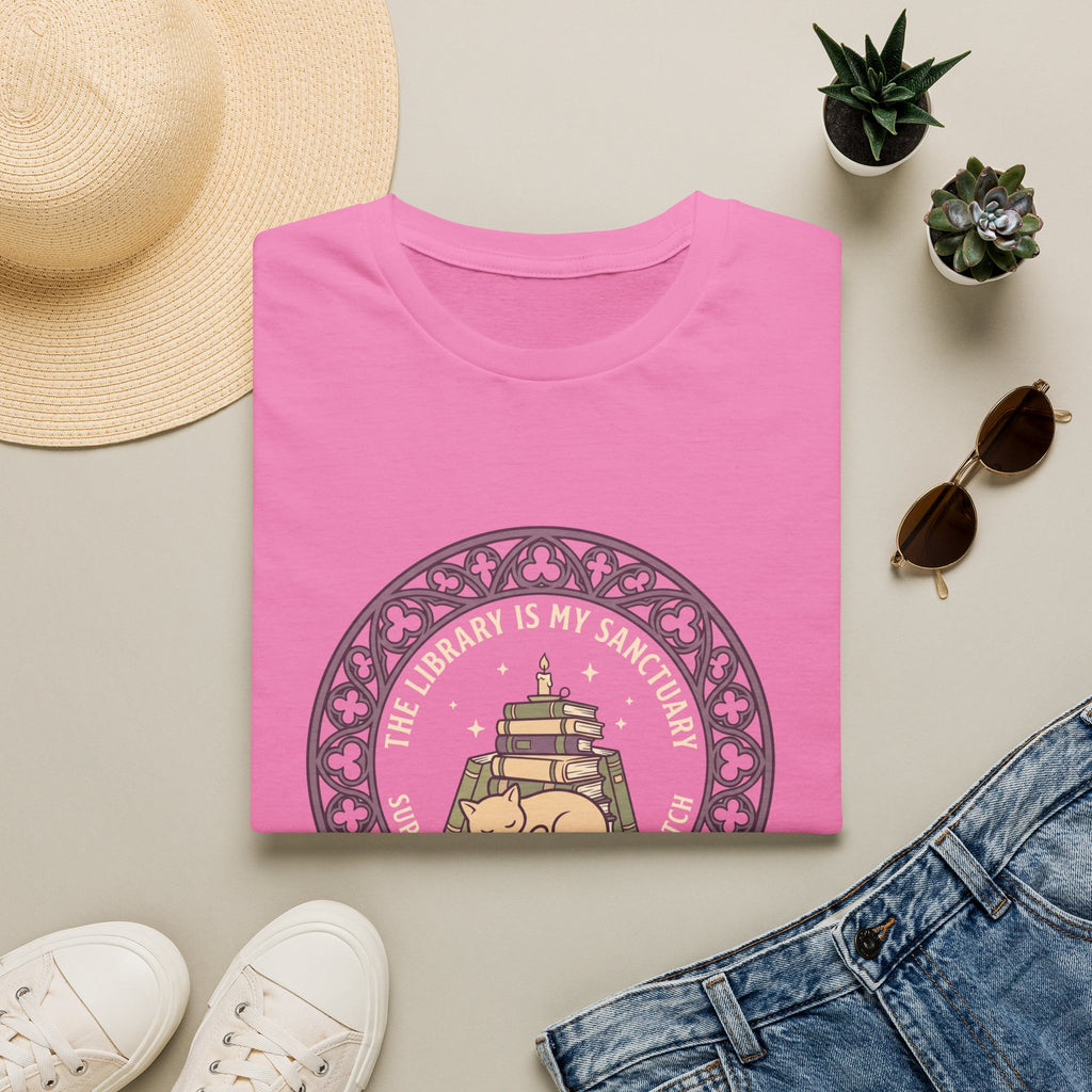 The Library is My Sanctuary T-Shirt