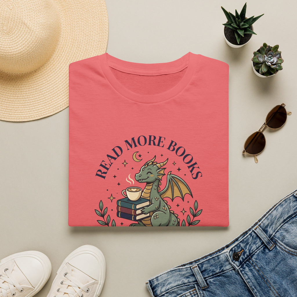 Read More Books Drink More Lattes T-Shirt