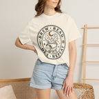 Brew Read Hex Repeat Circle Badge T-Shirt