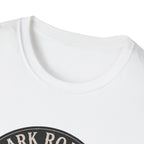 Dark Roast and Dark Romance Circle Badge T-Shirt