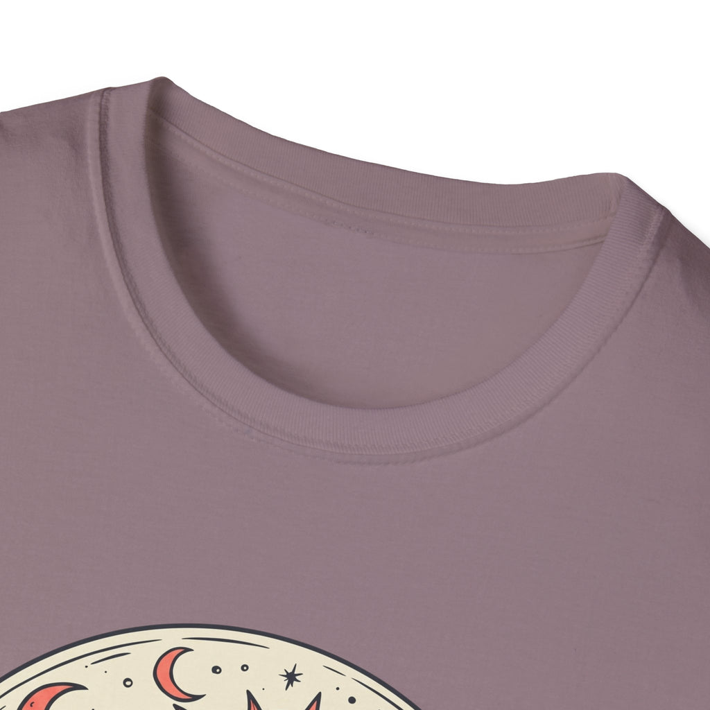 Moon Goddess Coral Graphic T-Shirt