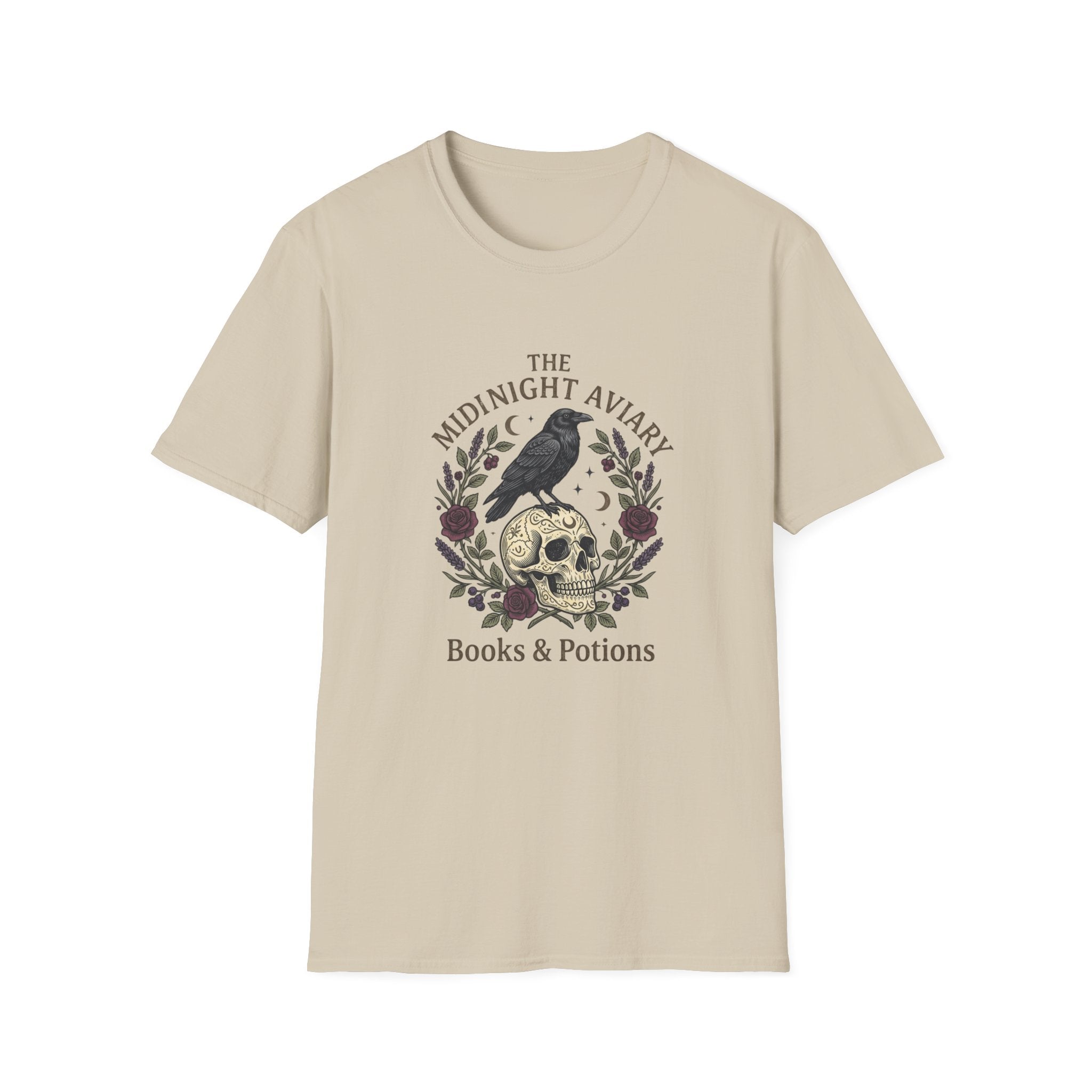 Midnight Aviary with Red Accents T-Shirt