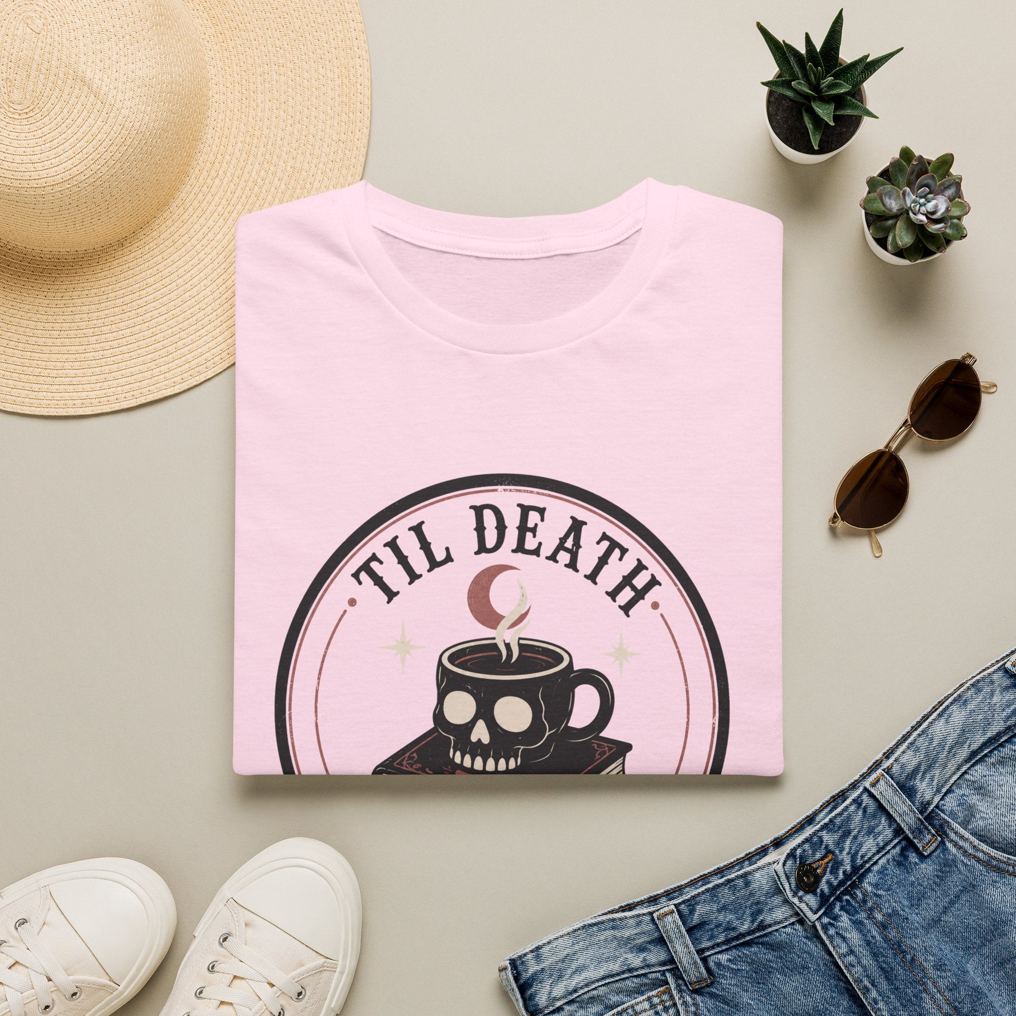 Til Death Do Us Read Circle Badge T-Shirt