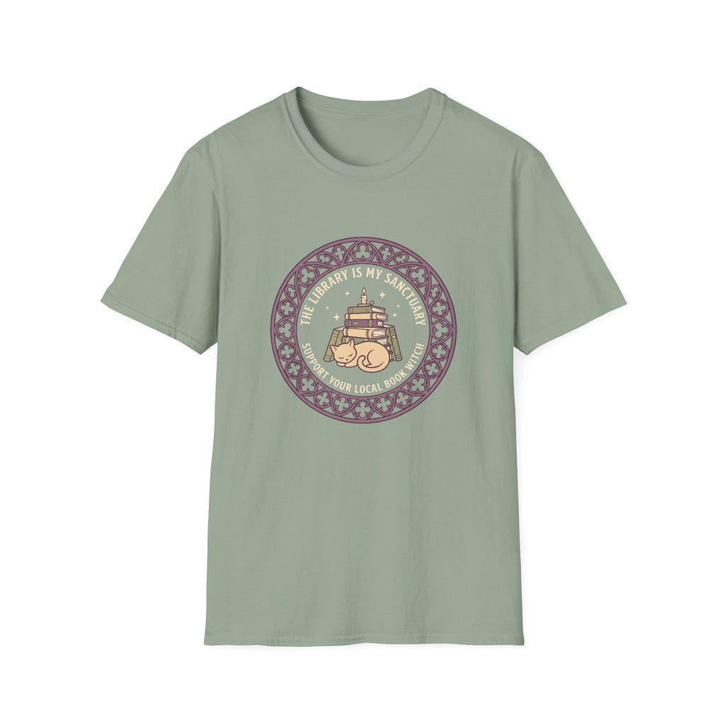 The Library is My Sanctuary T-Shirt