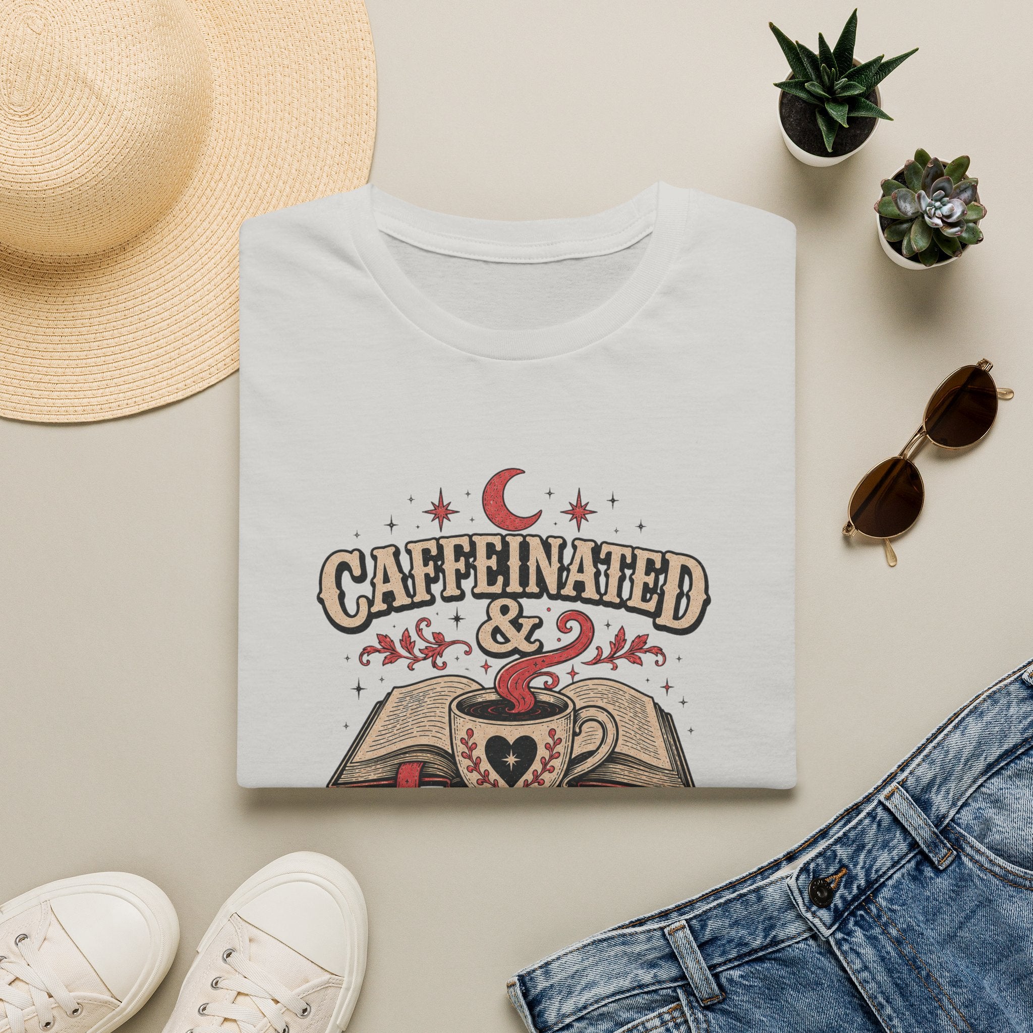 Caffeinated & Plot Twisted  T-Shirt