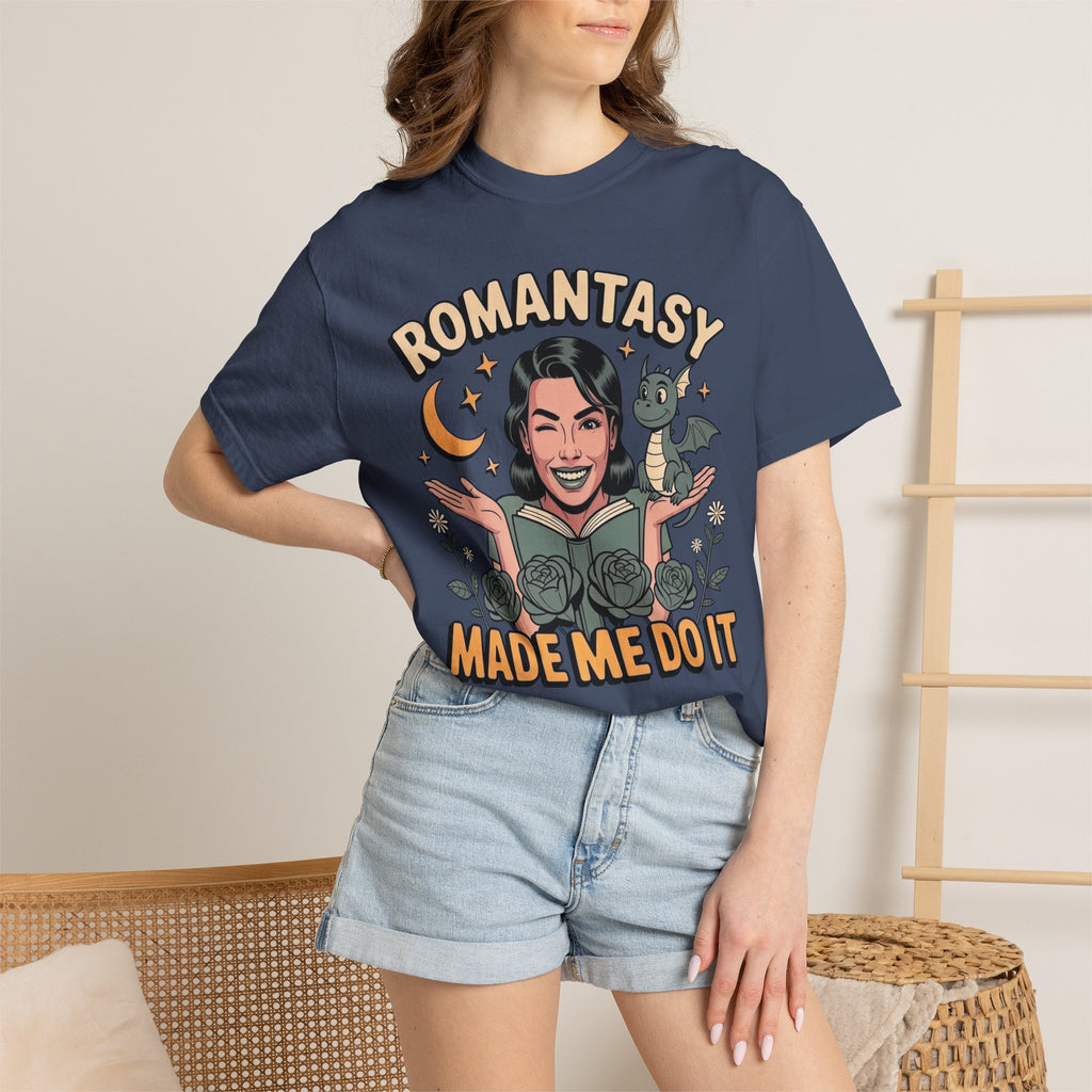 Dragon Romantasy Made Me Do It T-Shirt