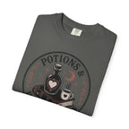 Potions & Plot Twists  Circle Badge T-Shirt