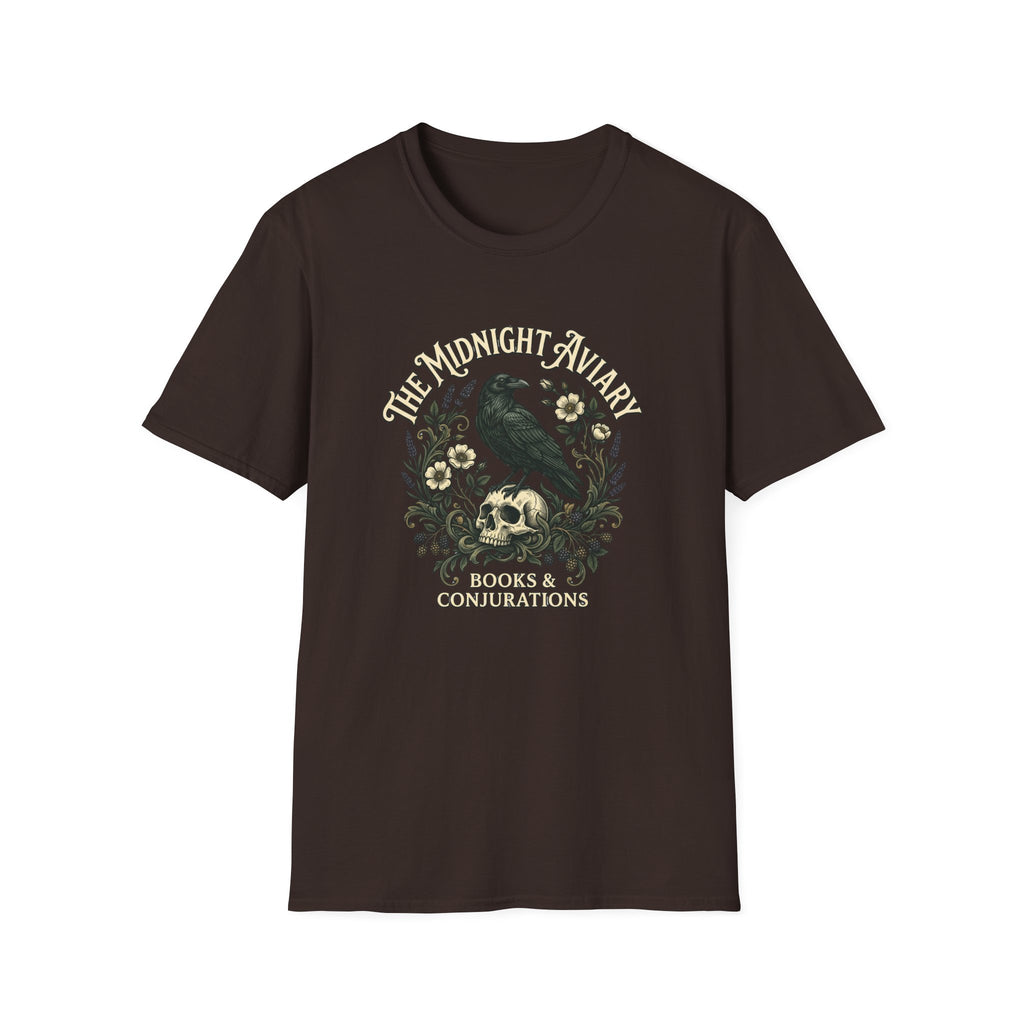 The Midnight Aviary Books & Conjurations T-Shirt