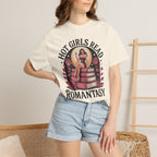 Hot Girls Read Romantasy Book Stack T-Shirt