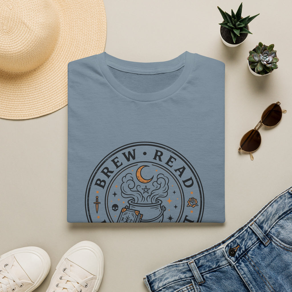Brew Read Hex Repeat Circle Badge T-Shirt