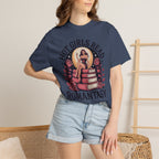Hot Girls Read Romantasy Book Stack T-Shirt