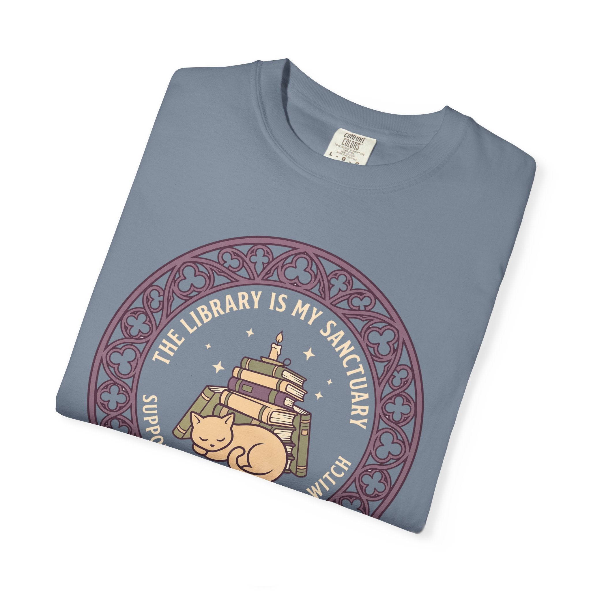 The Library is My Sanctuary T-Shirt