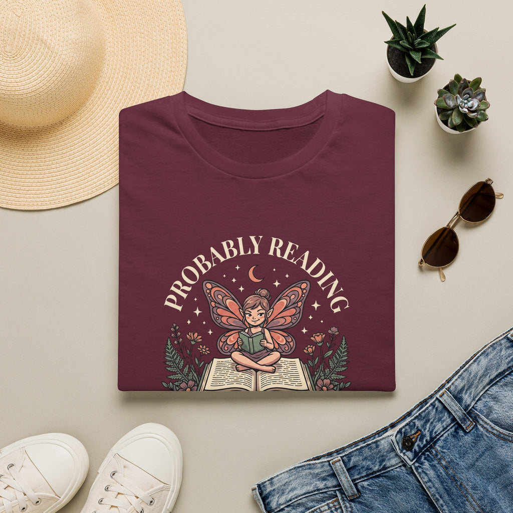 Probably Reading Fairy Smut Graphic T-Shirt