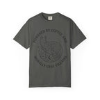 Powered By Coffee & Morally Gray Villains T-Shirt