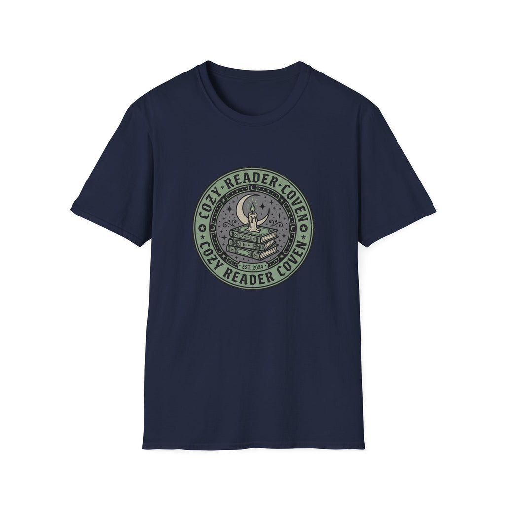 Cozy Reader Coven Circle Badge T-Shirt