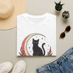 Cat in the Moon Graphic T-Shirt