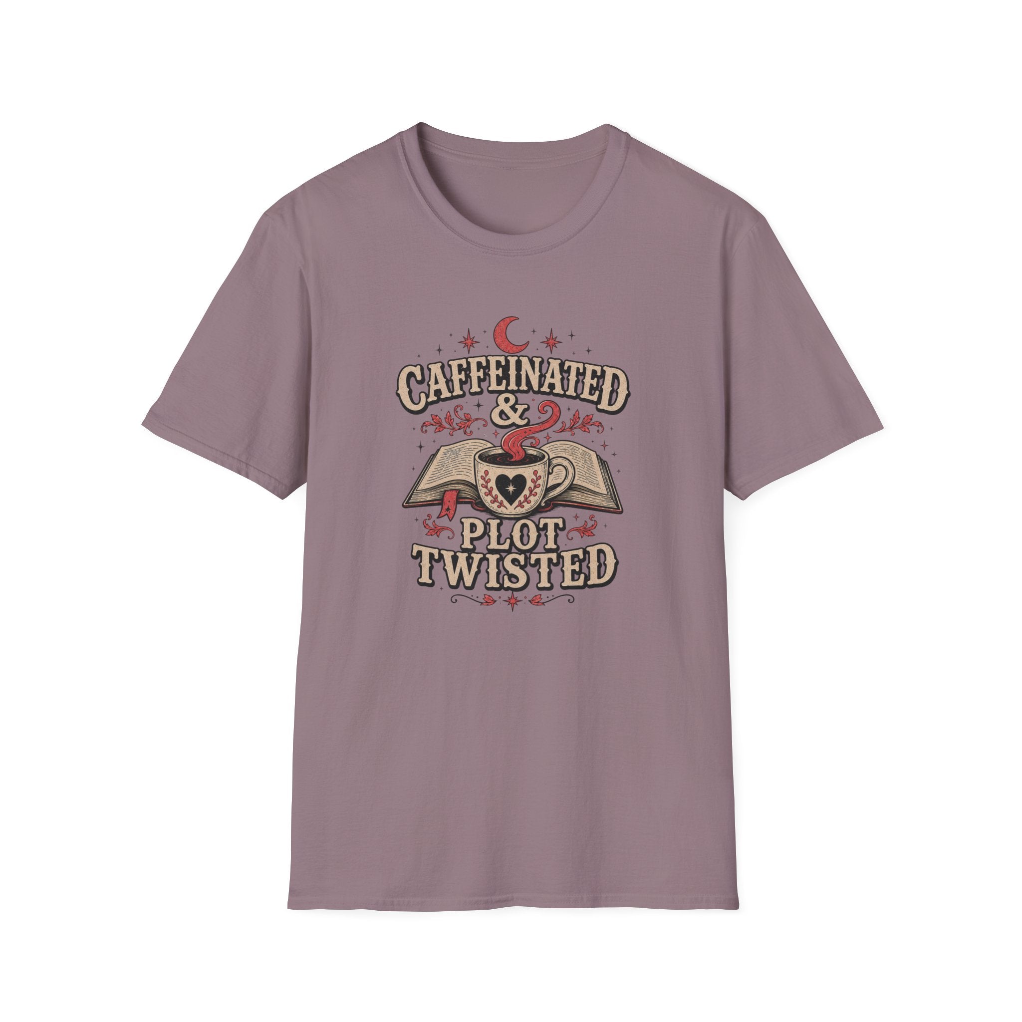 Caffeinated & Plot Twisted  T-Shirt