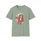 Moon Goddess Coral Graphic T-Shirt