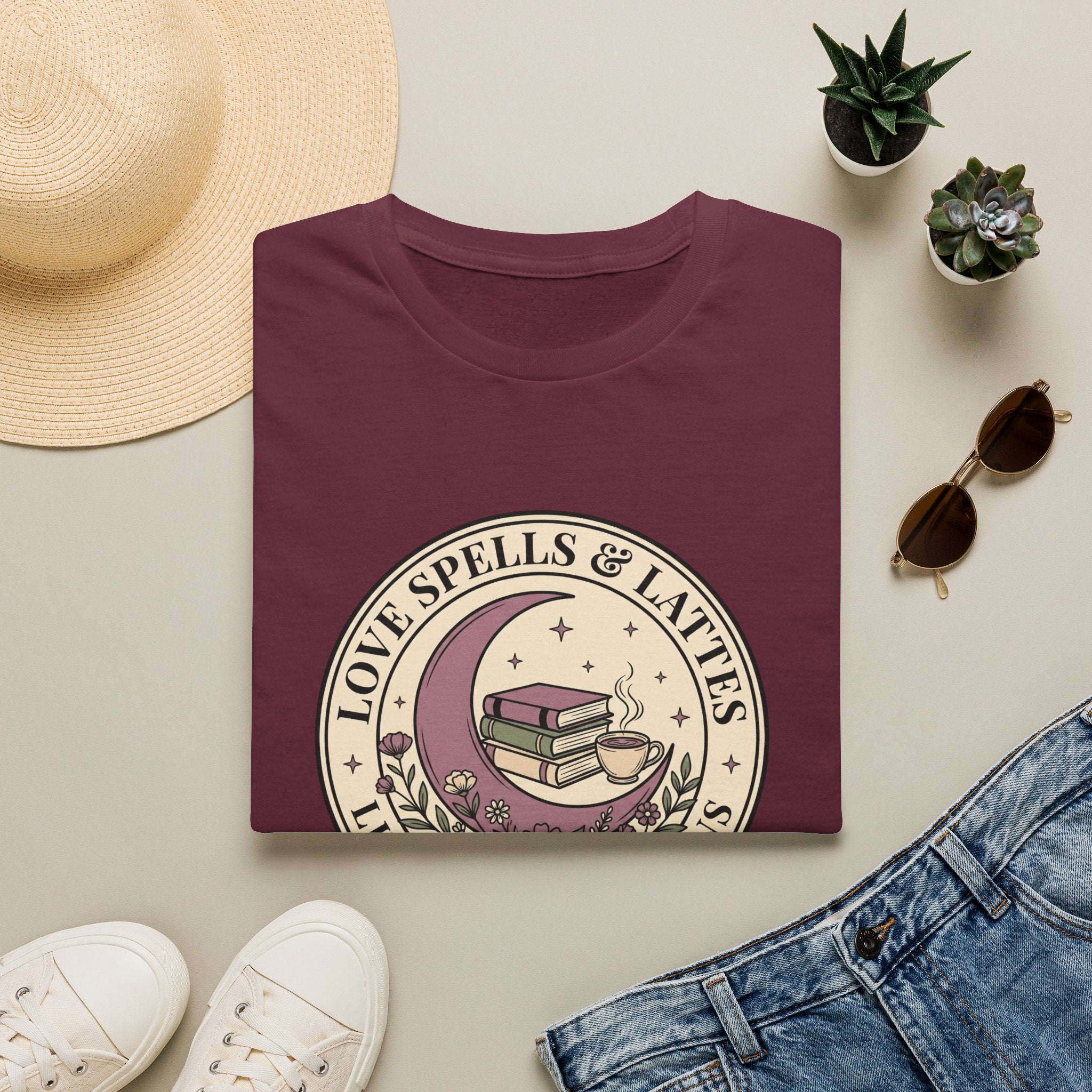 Love Spells & Lattes Literary Obsessions T-Shirt