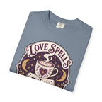 Love Spells & Lattes Crest T-Shirt