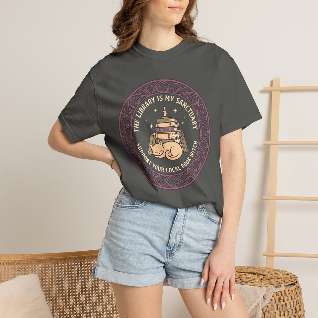 The Library is My Sanctuary T-Shirt