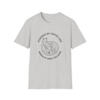 Powered By Coffee & Morally Gray Villains T-Shirt