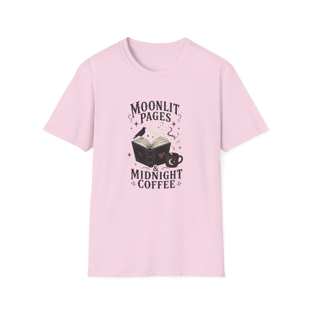 Moonlit Pages & Midnight Coffee T-Shirt